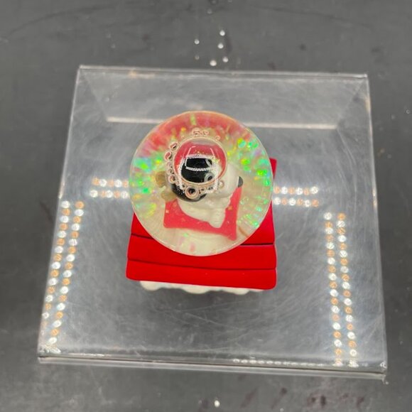 Westland Giftware Snoopy Flying Ace Glitter Snow Water Globe #8201 - Picture 5 of 6